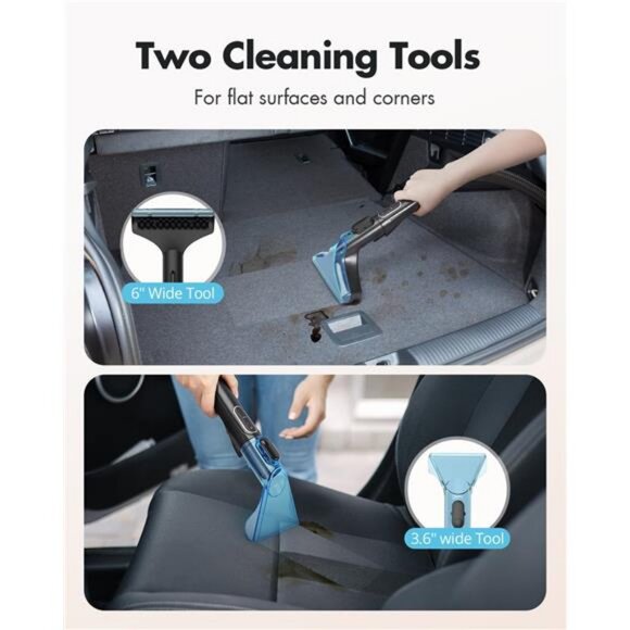 Carpet Cleaner Machine, Upholstery Cleaner with 17Kpa Powerful Suction - Picture 4 of 7